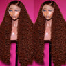 Reddish Brown  Frontal Wig Deep Wave