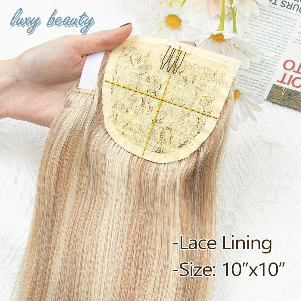 Ponytail Human Hair Clip In Extensions % Remy