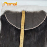 Upermall X Lace Frontal Straight Pre Plucked Swiss