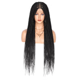 Viyskur Inches Full Lace Front Knotless Box Braided
