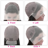 Transparent Lace Front Human Hair Wigs