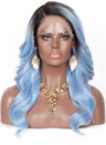 Kalyss Synthetic Lace Front Wigs For Women Pink