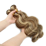Piano Color Highlight Bundles And Closure Remy