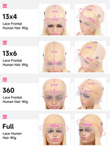 Full Lace Wig Human Hair Pre Plucked Blonde