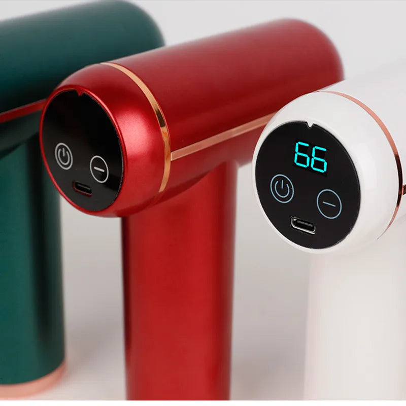Portable Lcd Display Massage Fascia Gun For Body