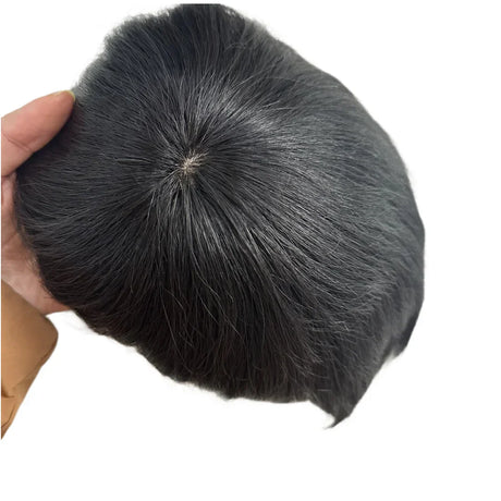 Prosthetic Hair Male % Human Hair Toupee Wigs