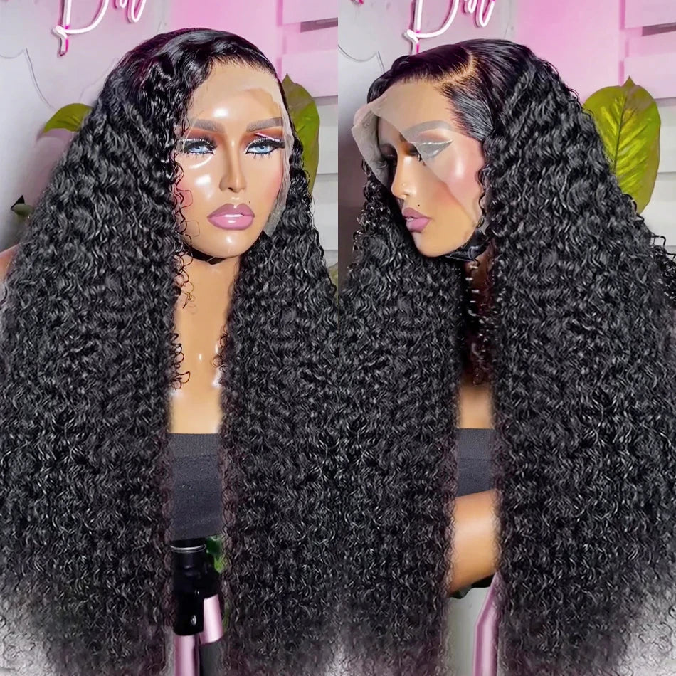 Wigirl Curly Transparent Lace Front Human