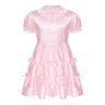 Mens Sissy Crossdress Dress Maid Servant Uniform Halloween
