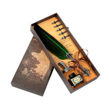 Retro Feather Pen Writing Ink
