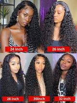 Transparent 13X4 Hd Water Wave Lace Front Wigs