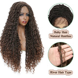 Tress Braided Wigs Lace Front Wig For Black