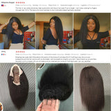 Hd Transparent  Lace Frontal Wig Kinky
