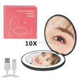 Mini Portable Folding Travel Pocket Makeup Mirror With