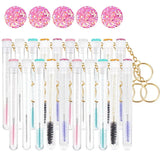 Mascara Wand Tubes Eyebrow Brush Diamond Key