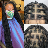 Full Lace Front Braided Wigs Butterfly Locs Crochet