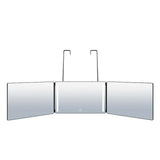 Way Mirror With Lights Cosmetic Mirror Trifold Hair