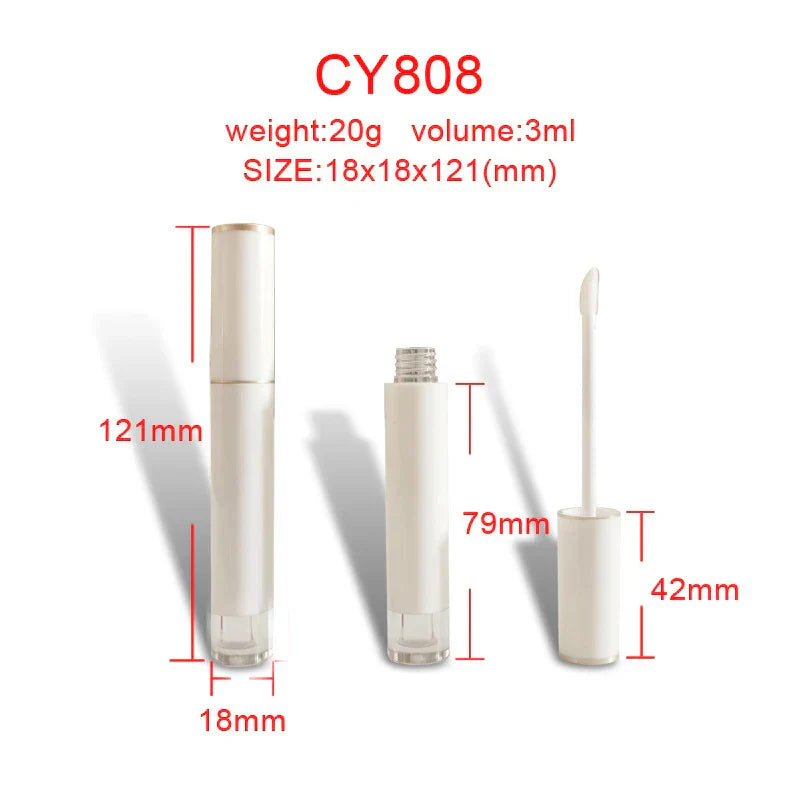 White Empty Lip Gloss Tube Diy Lipstick Lip