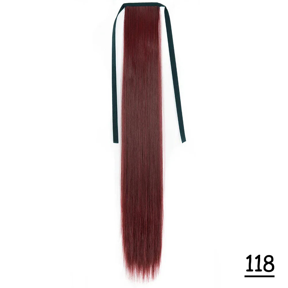Synthetic Ponytail Hair Extension Natural Hairpiece Clip In