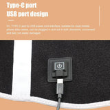Waist Lumbar Back Pad Belt Heated Massage Back