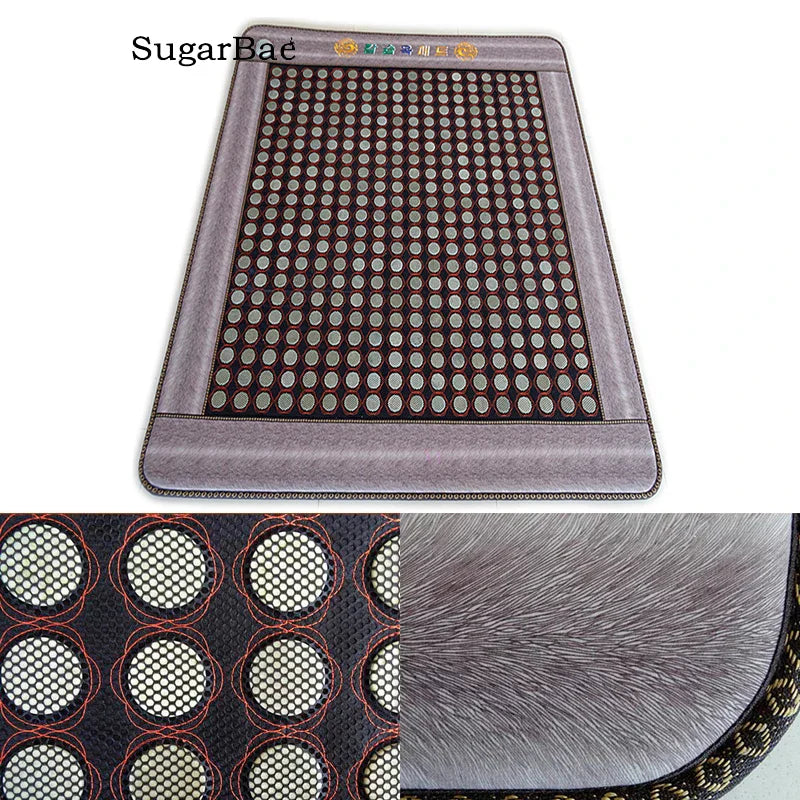 Tourmaline Infrared Heating Massage Cushion Warm Jade Bed