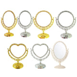 Tabletop Makeup Mirror Elegant Decorative Degree Rotation Desktop