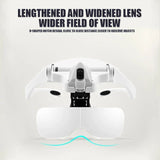 Lens Adjustable False Eyelash Loupe Headband