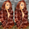 Brazilian Reddish Brown Hd Lace Front