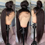Hd Transparent  Lace Frontal Wig Kinky