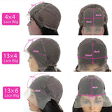 Bone Straight Highlight Lace Front Human Hair