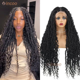Synthetic Full Lace Front Wigs Locs Braided
