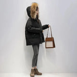 New Warm Thicken Loose Down Jacket Women Winter