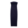Traf Off Shoulder Denim Dress Woman Blue Corset