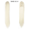 Synthetic Long Wavy Claw Clip On Ponytail Drawstring