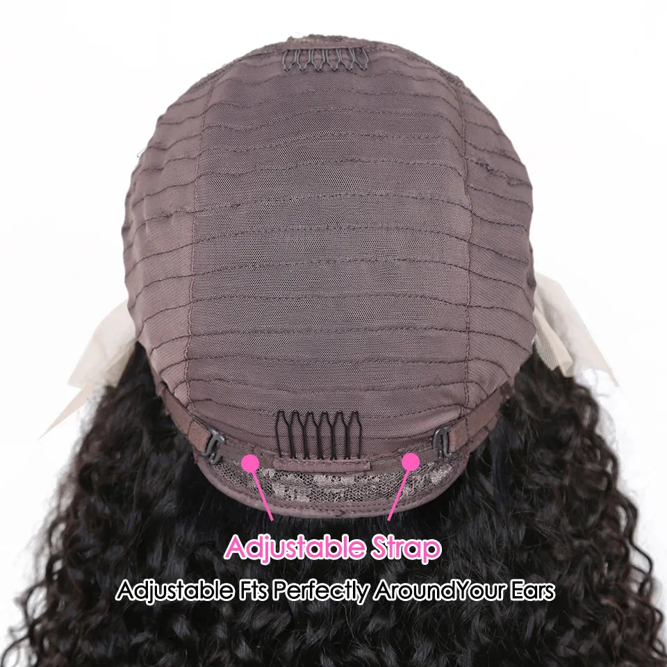 Short To Kinky Curly Bob Human Hair Wig