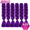 Jumbo Ombre Braids - Black, Brown, Blue, Pink