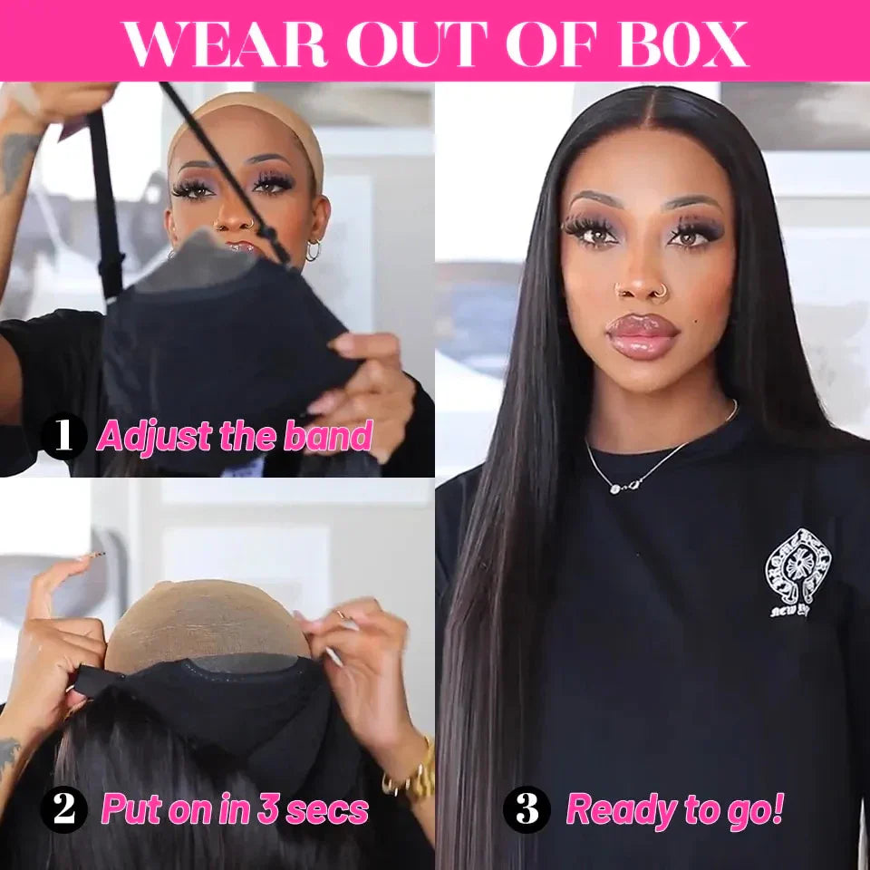 Wear Go Glueless Wig Bone Straight X Hd