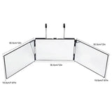 Way Mirror With Lights Cosmetic Mirror Trifold Hair
