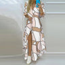 Autumn Winter Long Dress Women White Long Sleeve