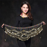 Oriental/Indian Belly Dance Coin Belt Bellydance Hip Scarf