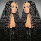 Glueless Hd Transparent Deep Wave Human Hair