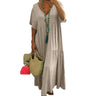 Soft Chic Big Hem Beach Maxi Dress Lady