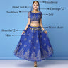 New Bollywood Costume Set Belly Dance Performance Clothes