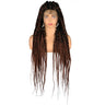Full Lace Braided Wigs Synthetic Long Black