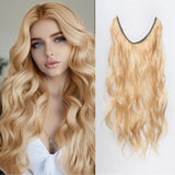 Haircube Synthetic No Clip Hair Extension Natural Hair