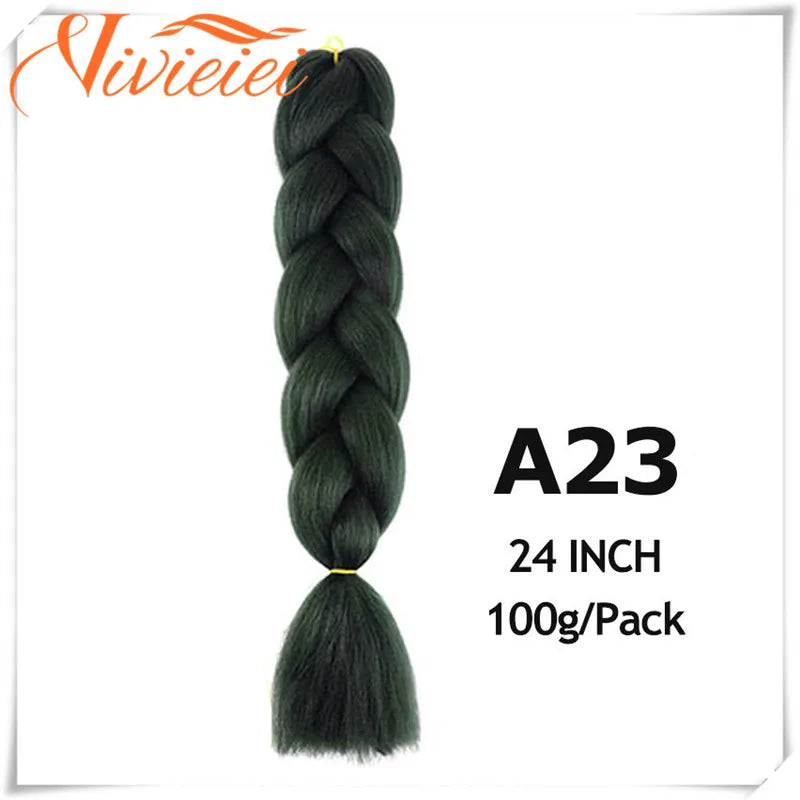 Pink Ombre Jumbo Braids Hair Extensions