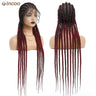 Incoo Synthetic Twist Braids Lace Front Wig