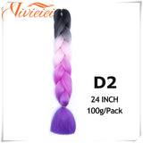 Pink Ombre Jumbo Braids Hair Extensions