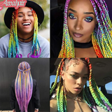 Synthetic Long Jumbo Ombre Braiding Hair For Women