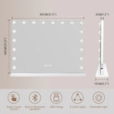 Large Vanity Mirror With Lights And Bluetooth Speakers