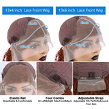 Le Mythe Orange Ginger 13X6 Hd Transparent Deep